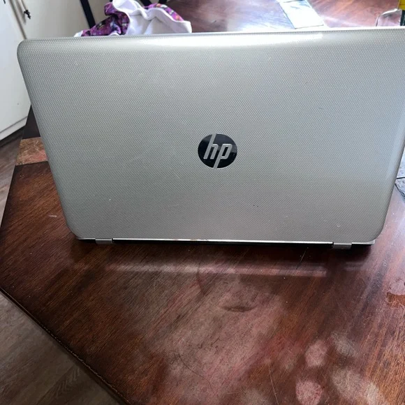 HP Pavilion Silver and Black Laptop